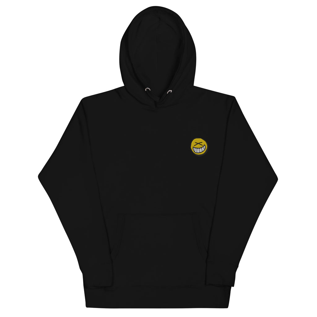 Unisex Smiley Embroidered Hoodie