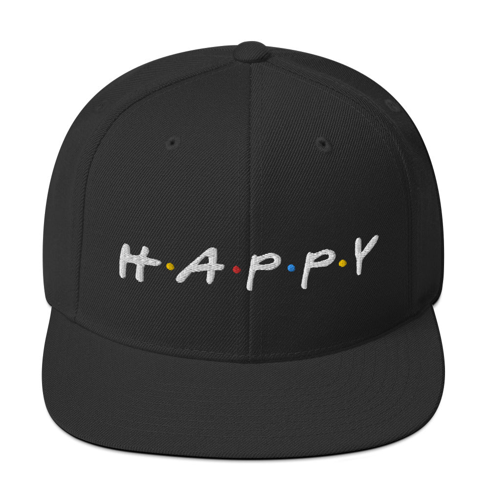 Friends Happy Snapback Hat