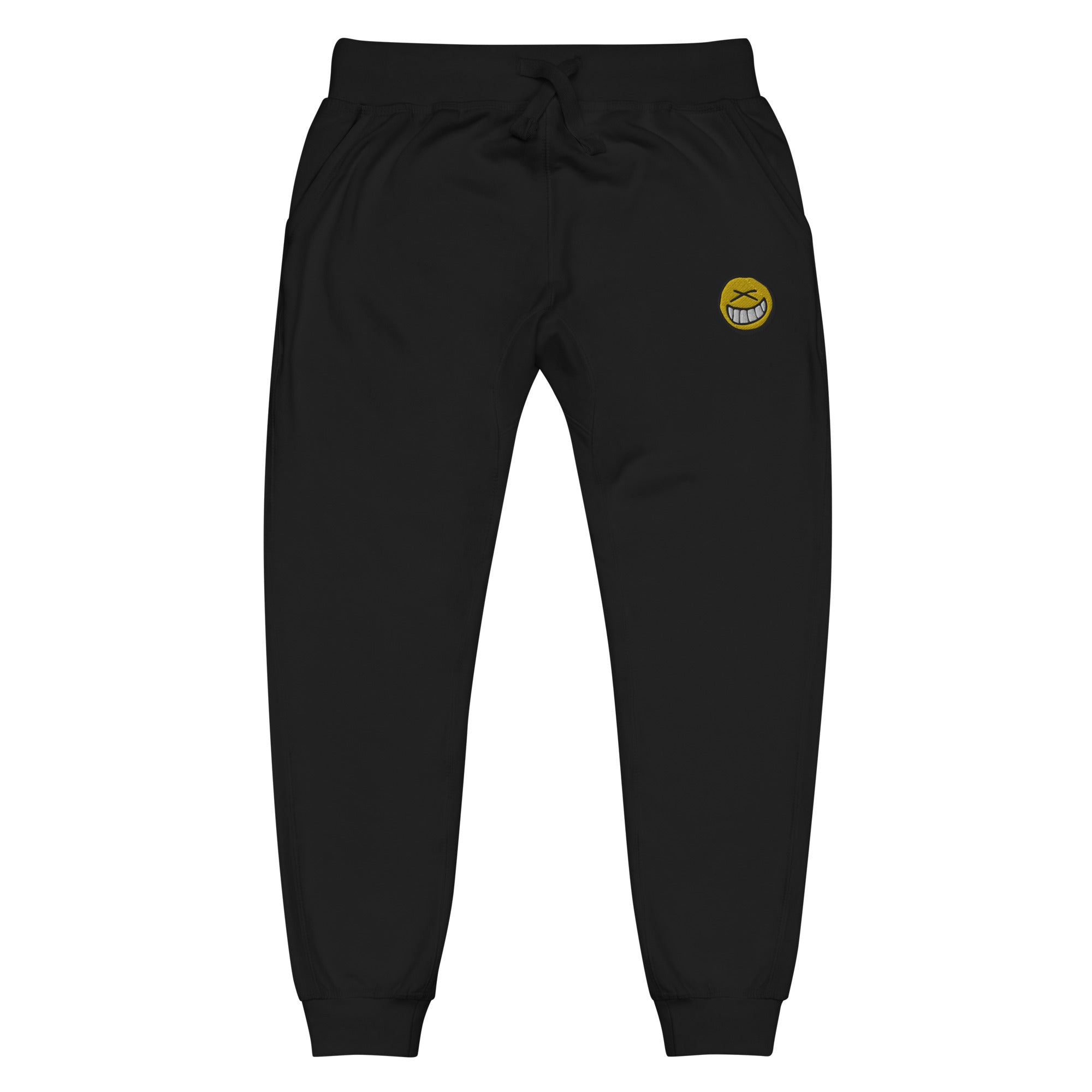 Unisex Smiley Embroidered Sweatpants
