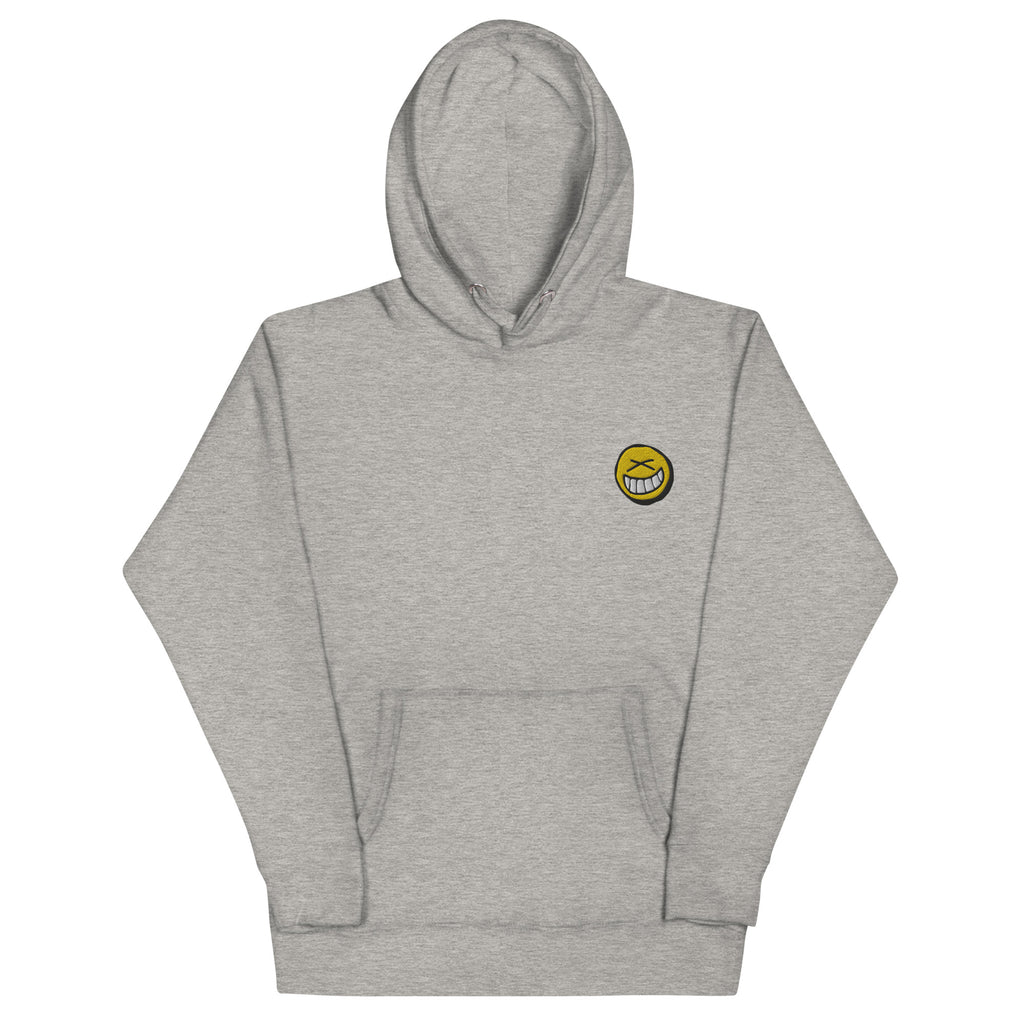 Unisex Smiley Embroidered Hoodie