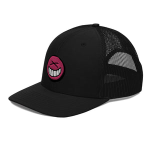Pink Smiley Trucker Hat